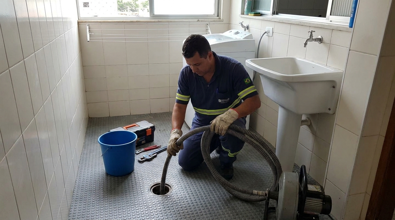 Desobstrução na Cozinha em Osasco‑SP